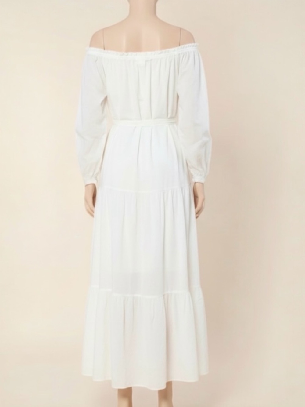 Hale Bob Honor Solid Tie Belt Summer Maxi Dress Beach Cover Up Size Small NEW - Picture 10 of 12